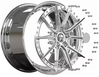 20 inch forged 2 piece wheels
